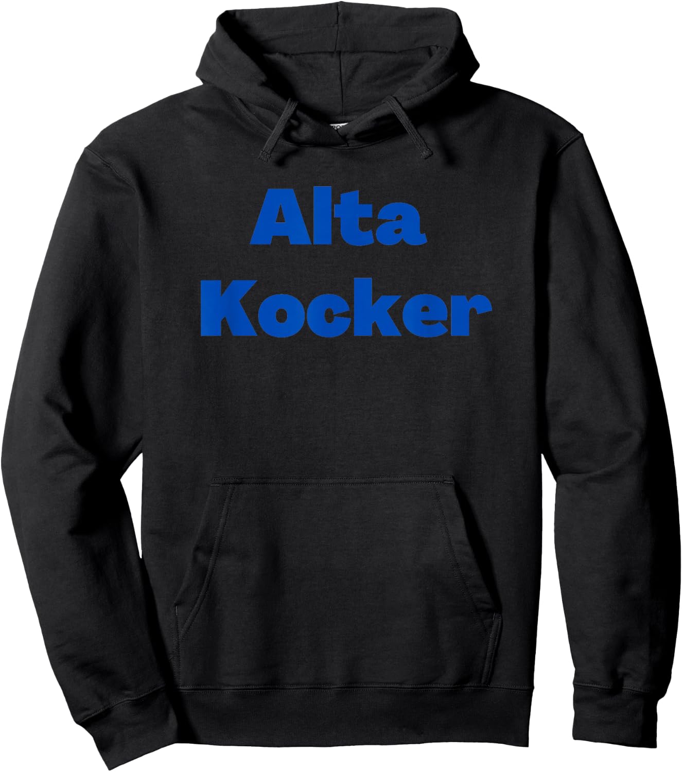 Yiddish Alta Kocker, a Funny Jewish Old Person Hoodie - Hoodie | Black
