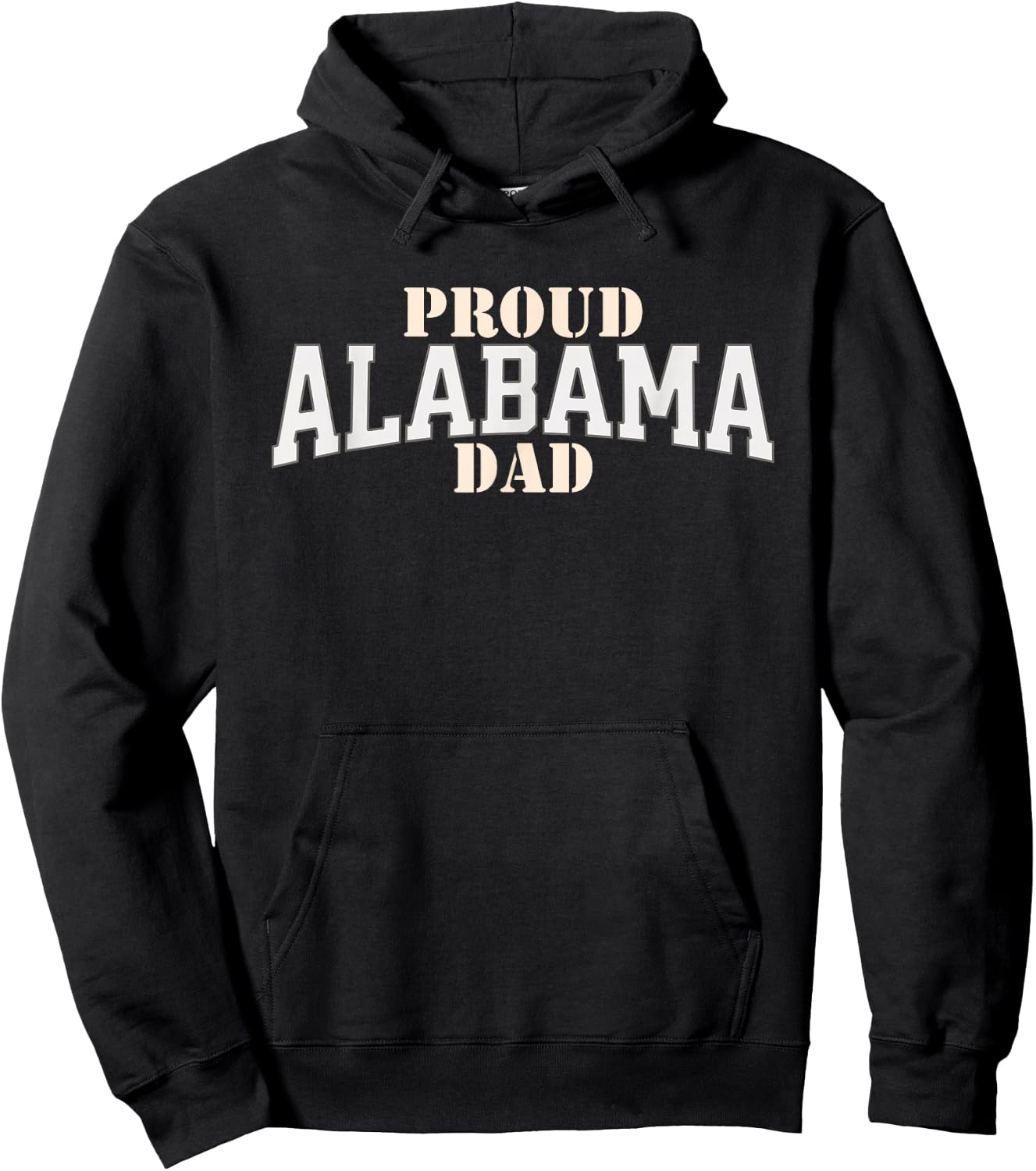 Proud Alabama Dad. Fathers Day, Birthday, Christmas Hoodie - Hoodie | Black