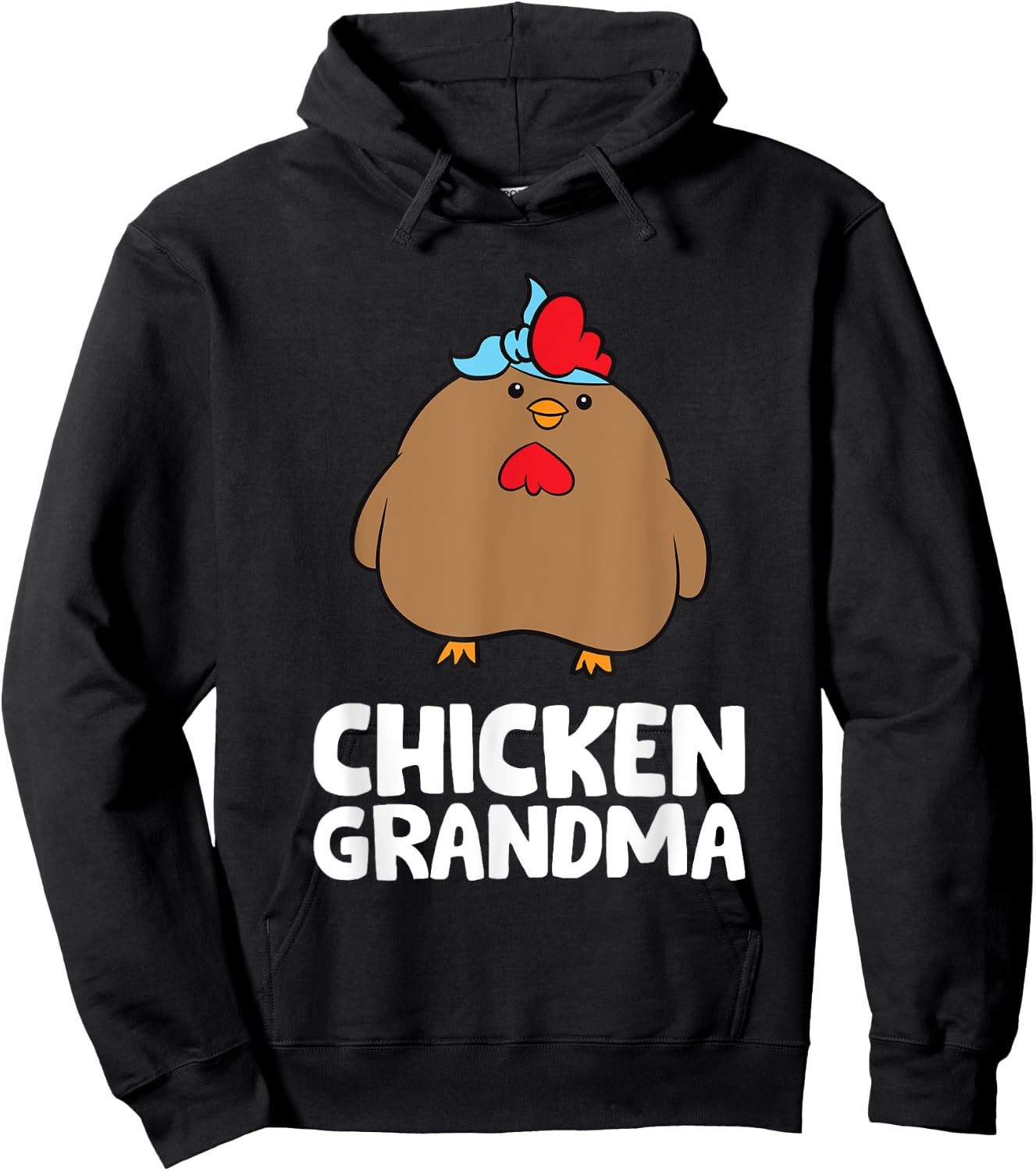Chicken Grandma Hoodie - Hoodie | Black
