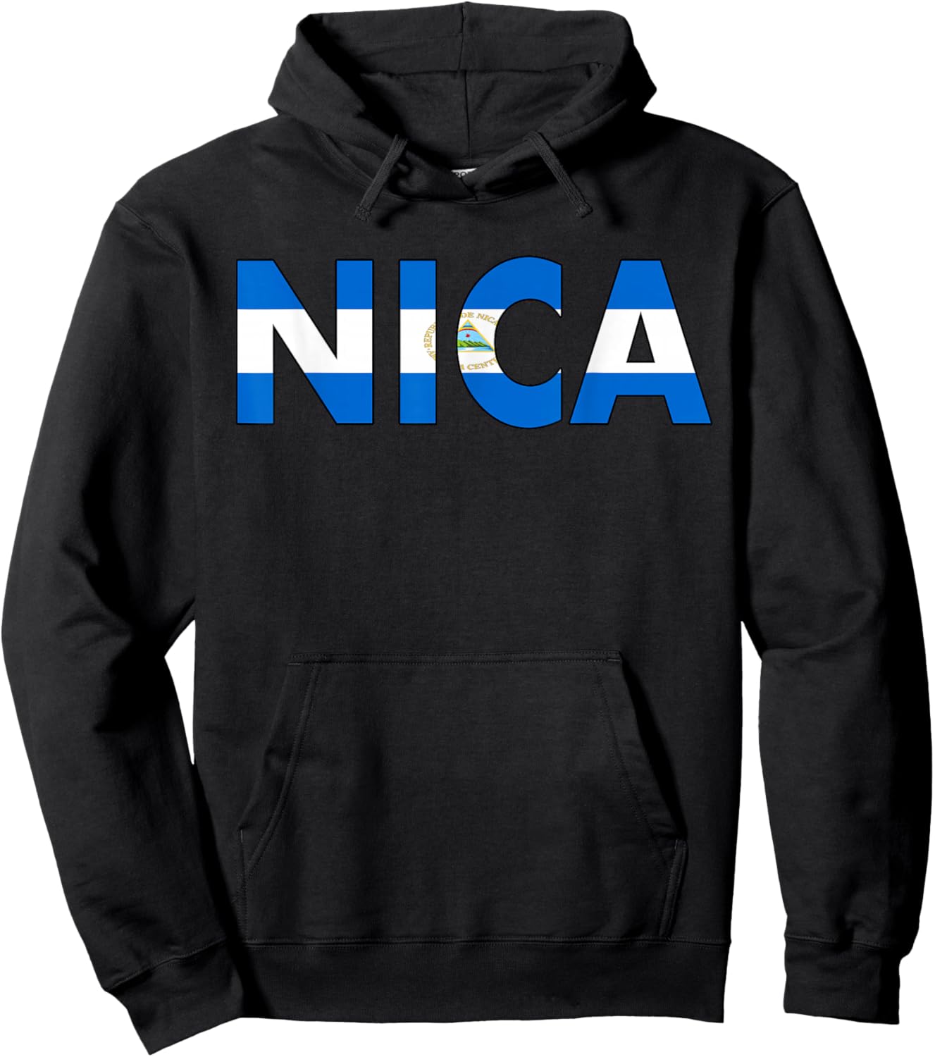 Diseño De Nicaragua Flag Nica Design For Nicaraguans Hoodie - Hoodie | Black