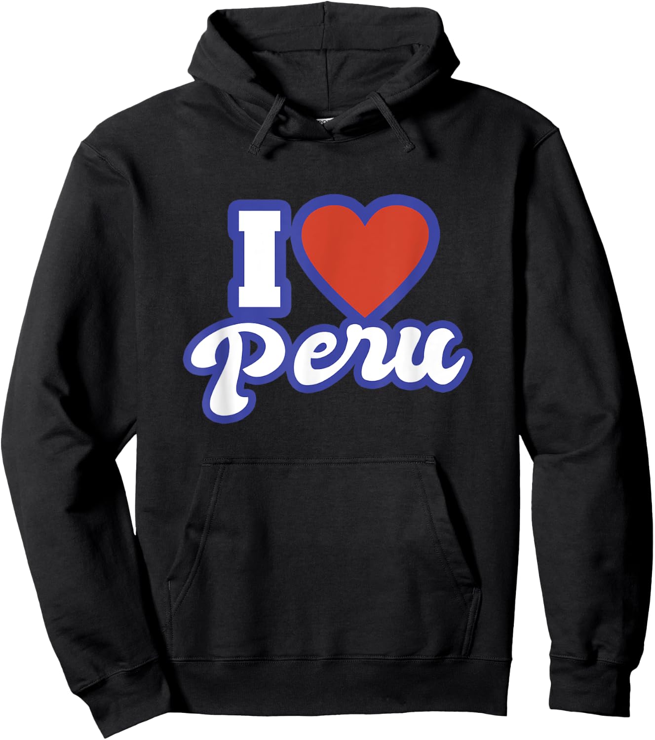 I Love Peru Hoodie - Hoodie | Black