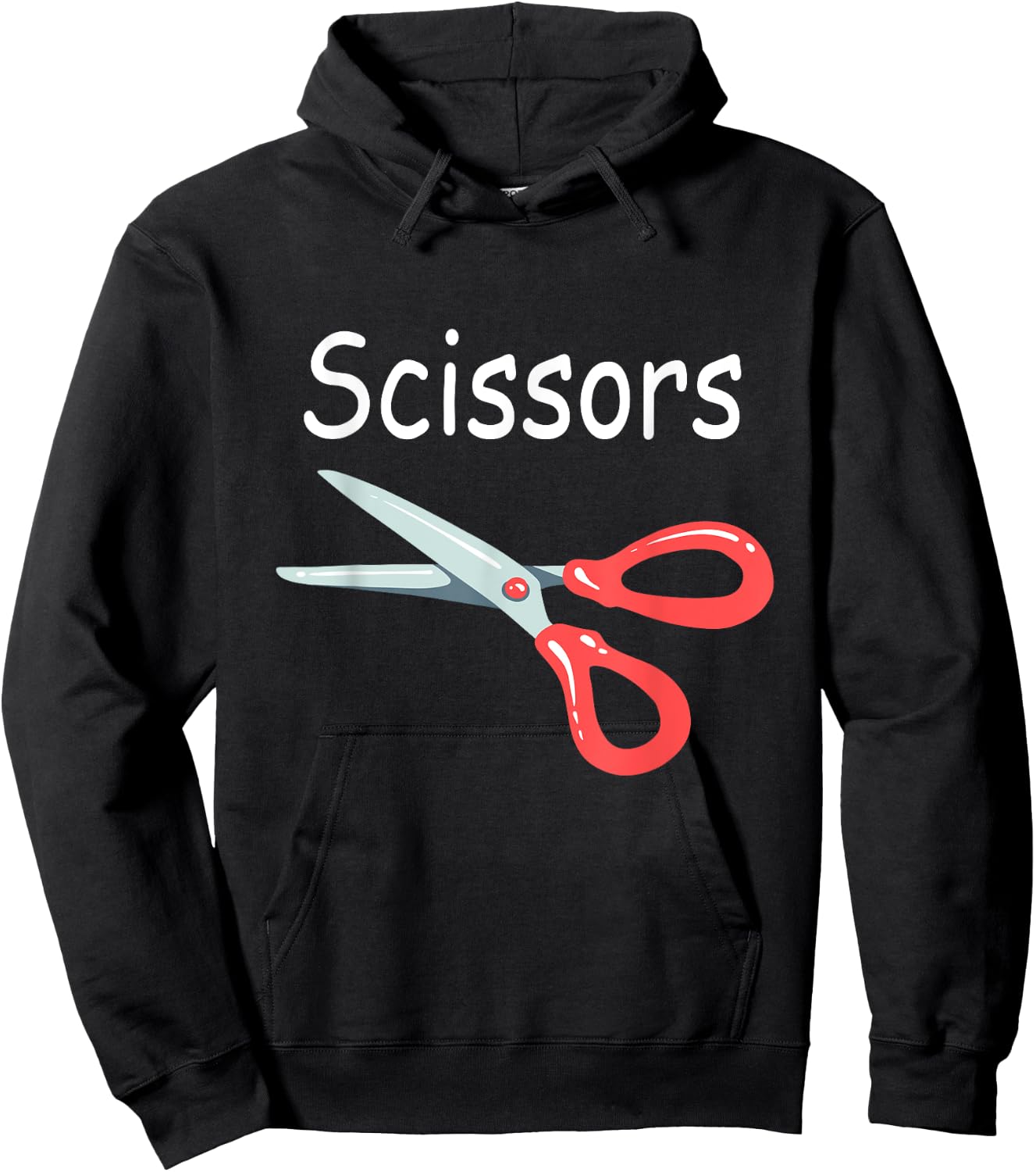 Rock Paper Scissors Matching Halloween Costumes Hoodie - Hoodie | Black