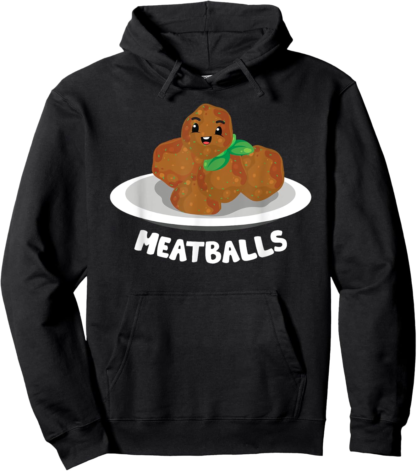 Spaghetti & Meatballs Matching Couple Halloween Best Friends Hoodie - Hoodie | Black
