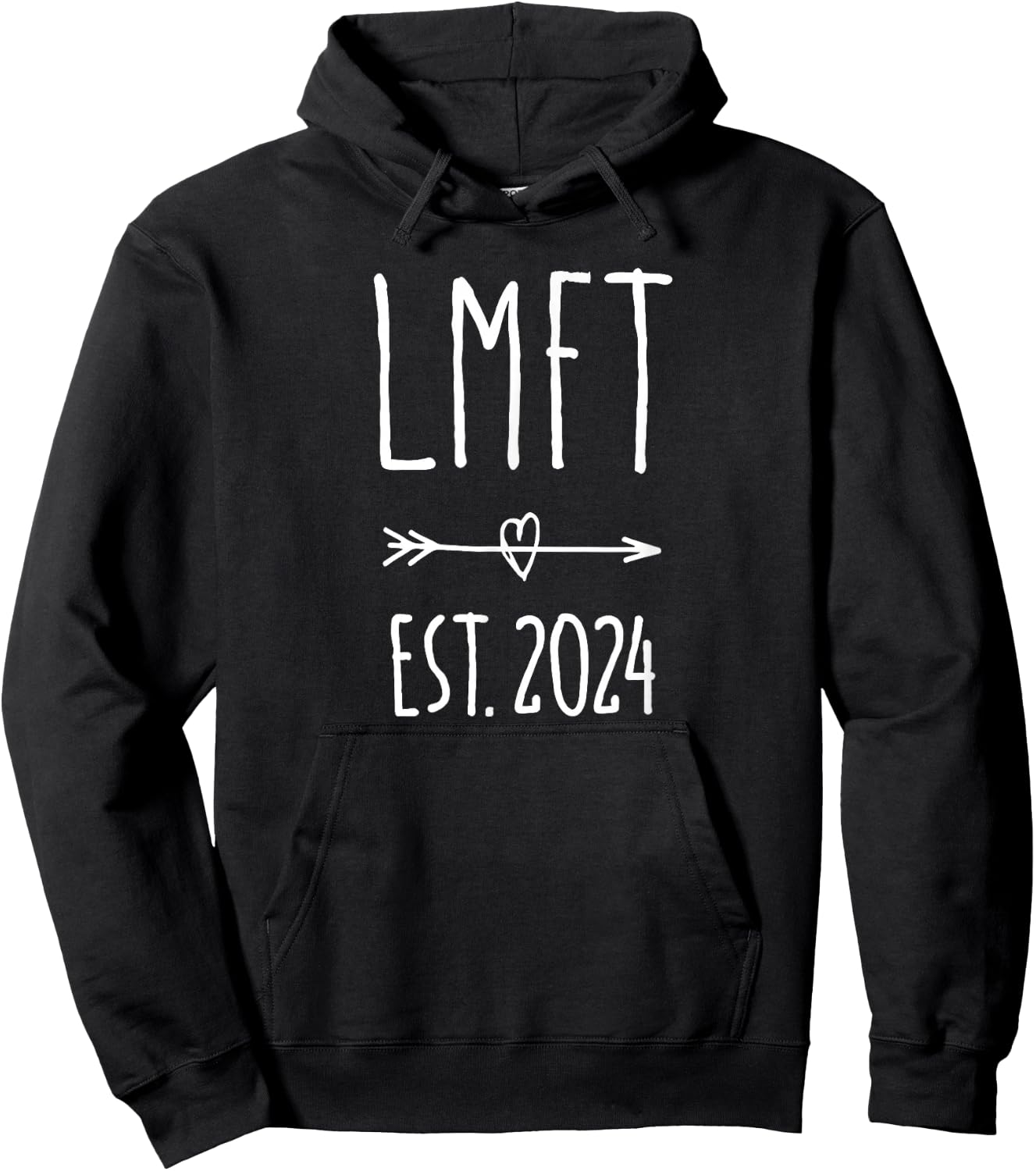 LMFT Licensed Marriage and Family Therapist Graduation 2024 Hoodie - Hoodie | Black