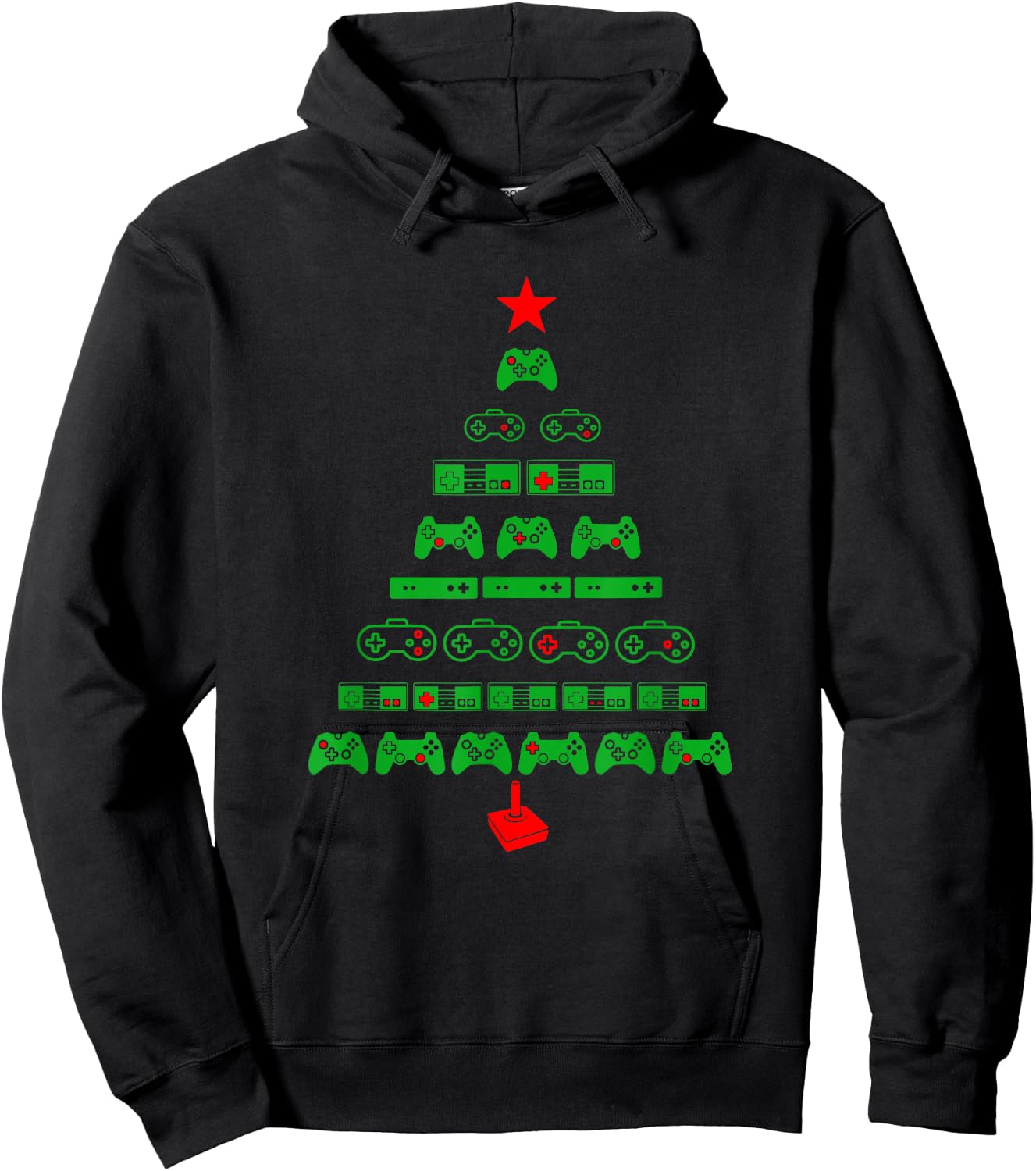 Christmas Gamer Shirt - Video Games Hoodie - Hoodie | Black