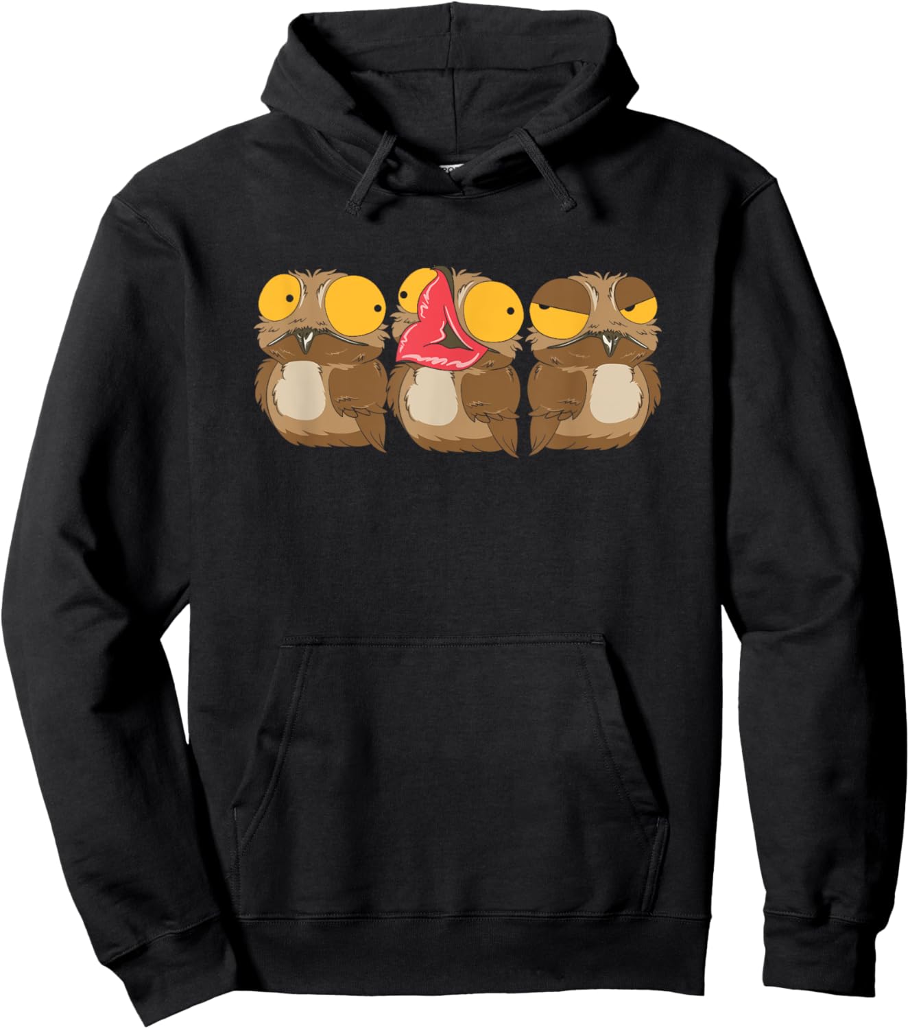 Cute Potoo Bird Potoos Chick Birding Bird Lover Hoodie - Hoodie | Black