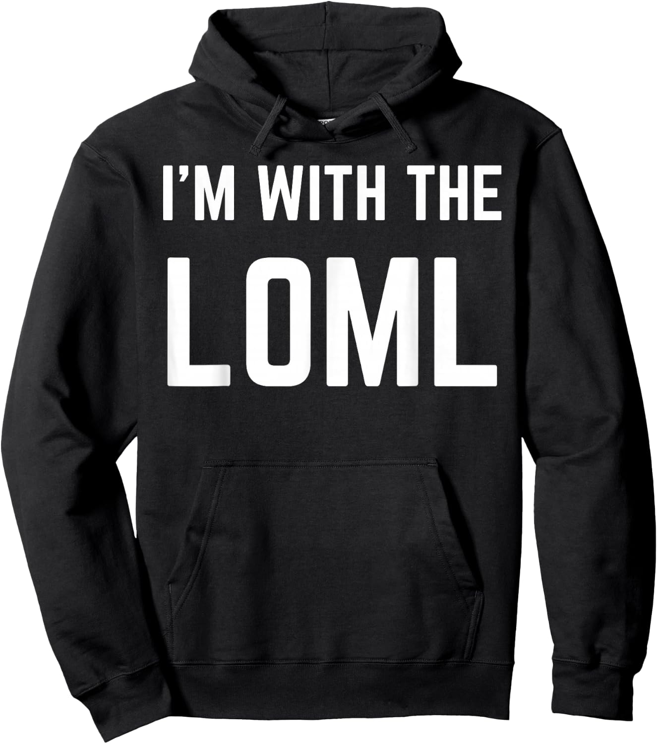 I'm With The LOML Cute Couples Valentines and Anniversary Hoodie - Hoodie | Black