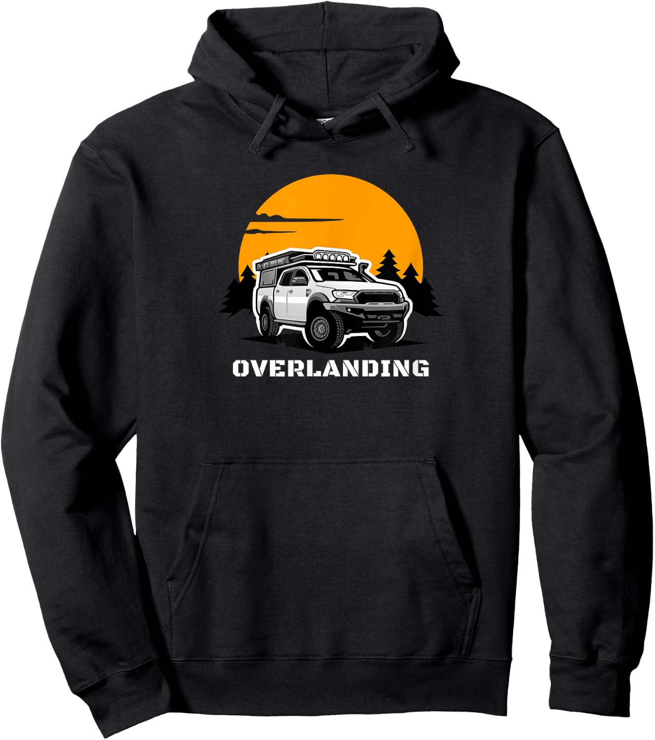 Overlanding Gear Accessories, Overlanding Light Bar Hoodie - Hoodie | Black