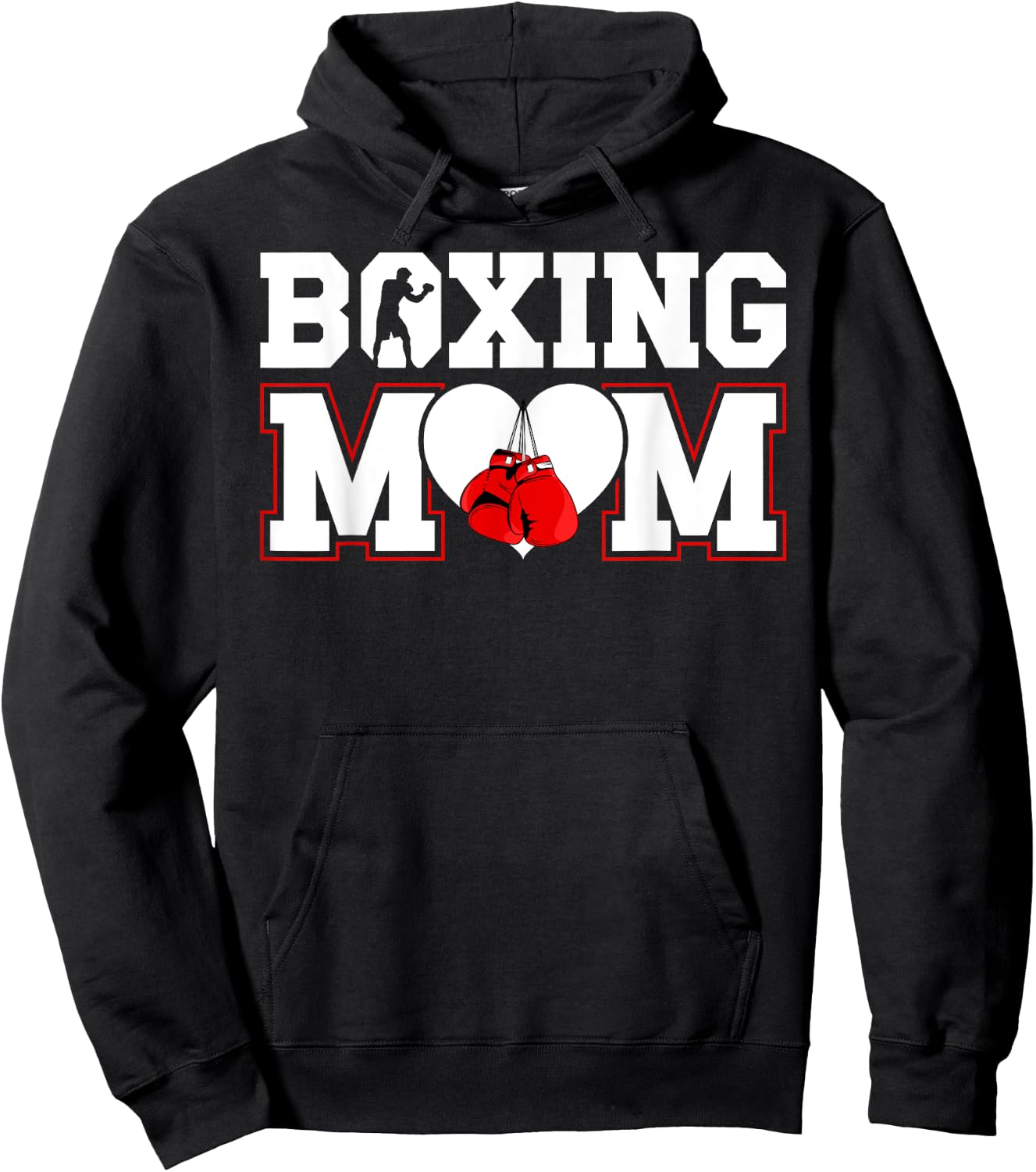 Boxing Mom Boxing Mother Boxing Mama Hoodie - Hoodie | Black