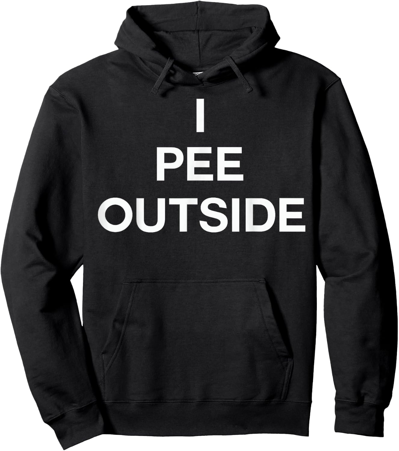I Pee Outside T Shirt - Camping Shirt Hoodie - Hoodie | Black
