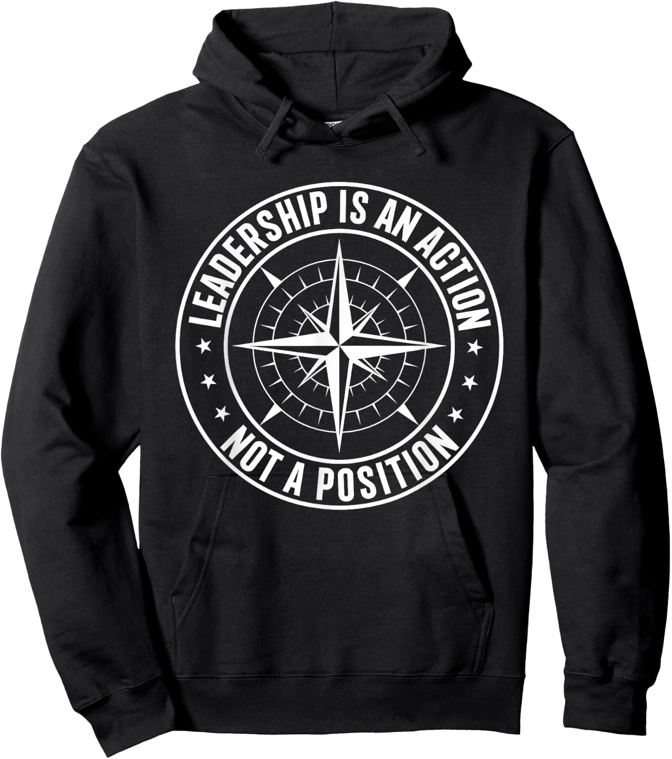Leadership is an Action, not a Position Business Quotes Hoodie - Hoodie | Black