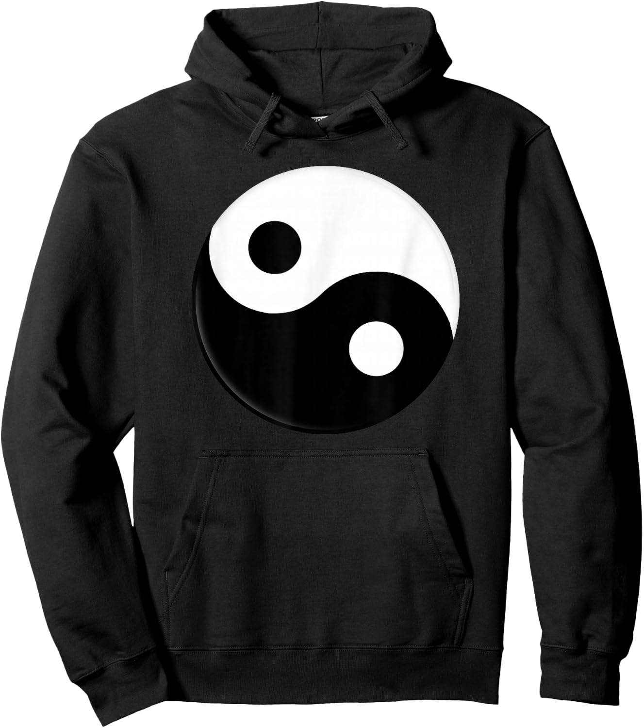 Yin Yang Classic Black White Symbol Vintage Chinese Gift Hoodie - Hoodie | Black