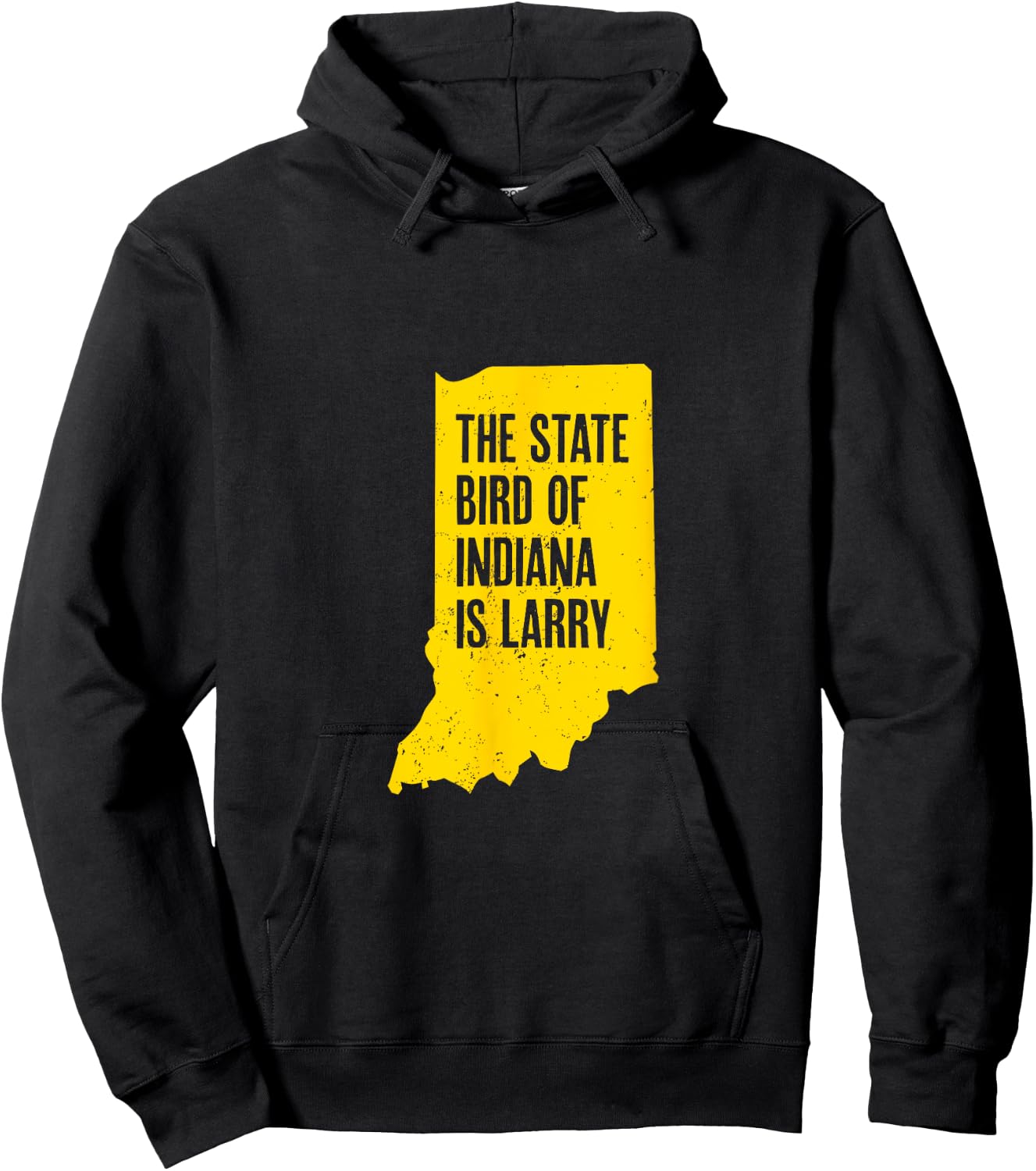 The State Bird Of Indiana Is Larry - Funny Indiana Merch Hoodie - Hoodie | Black