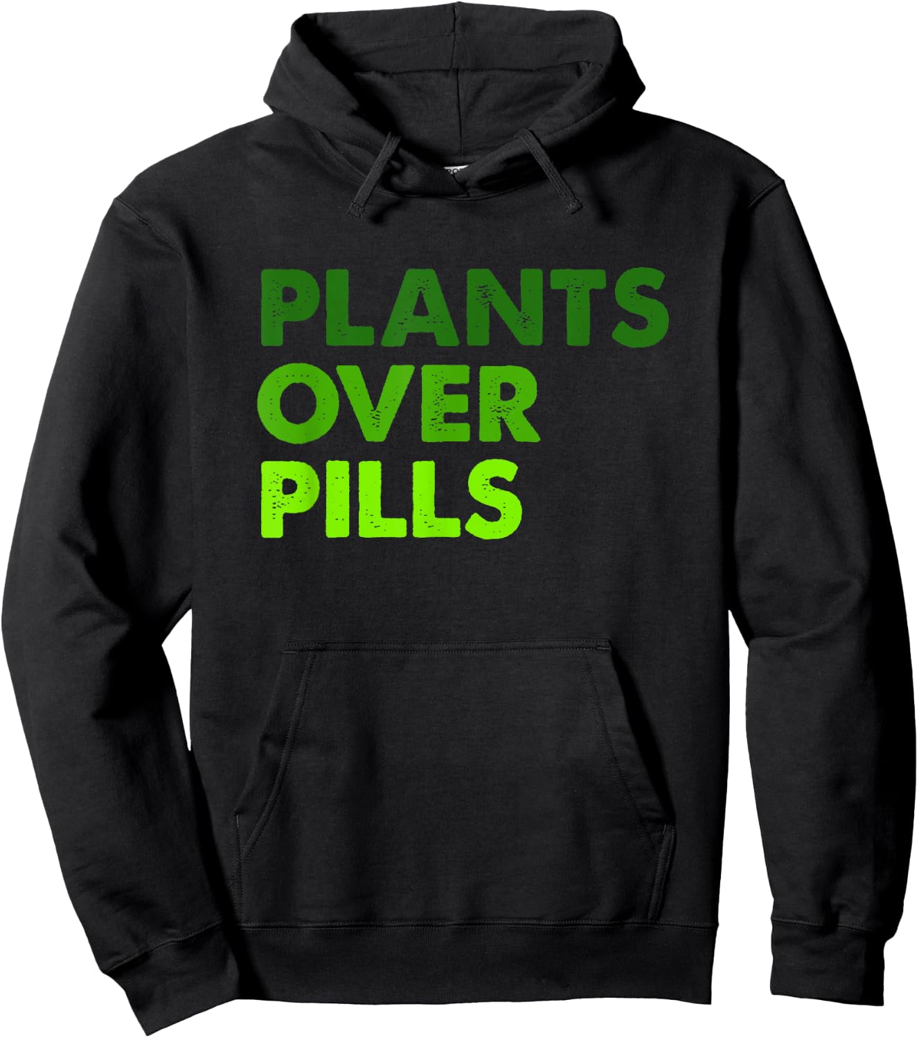 Plants Over Pills Apparel Hoodie - Hoodie | Black
