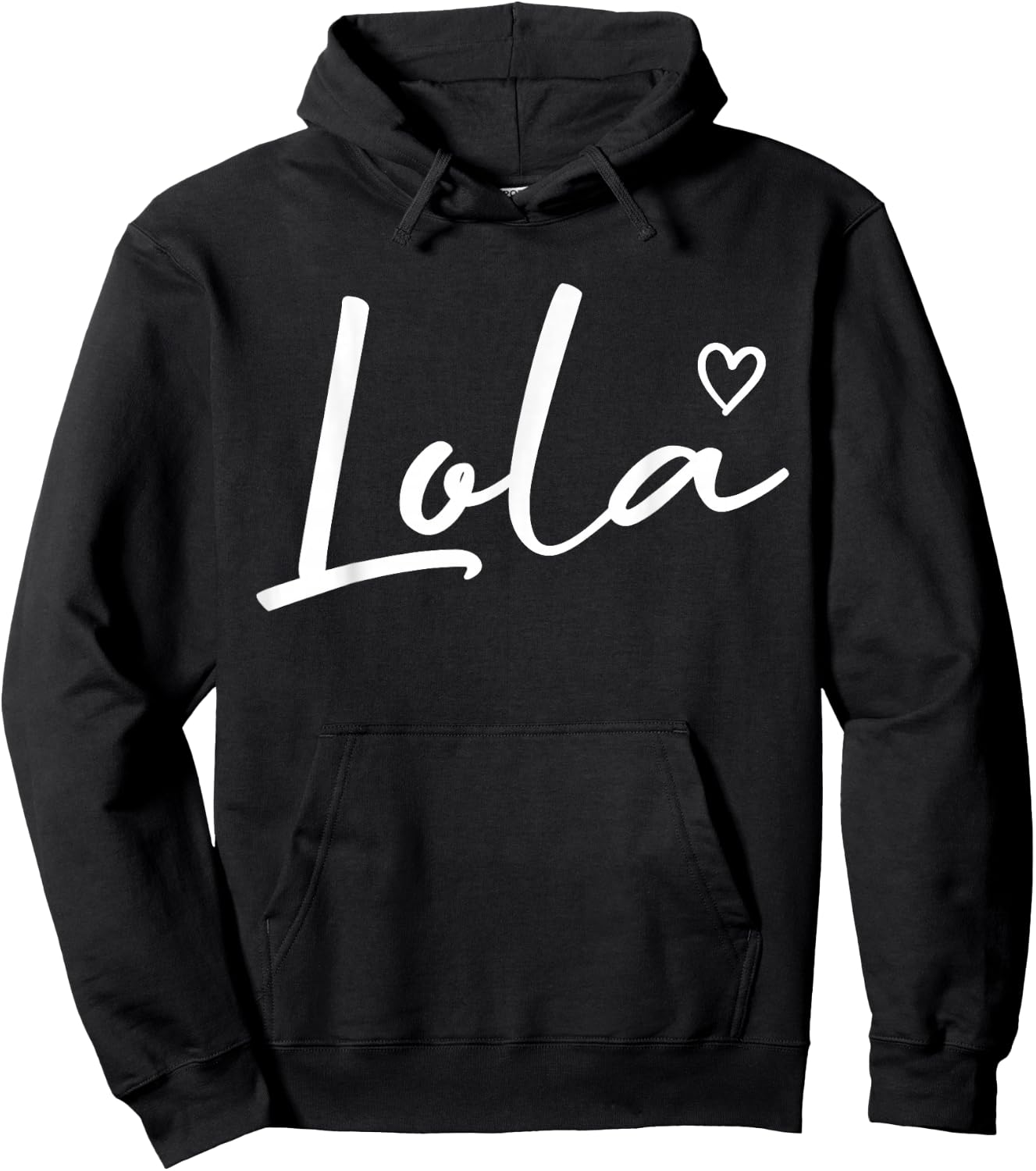 Lola Gifts Grandma Heart Mother's Day Lola Hoodie - Hoodie | Black