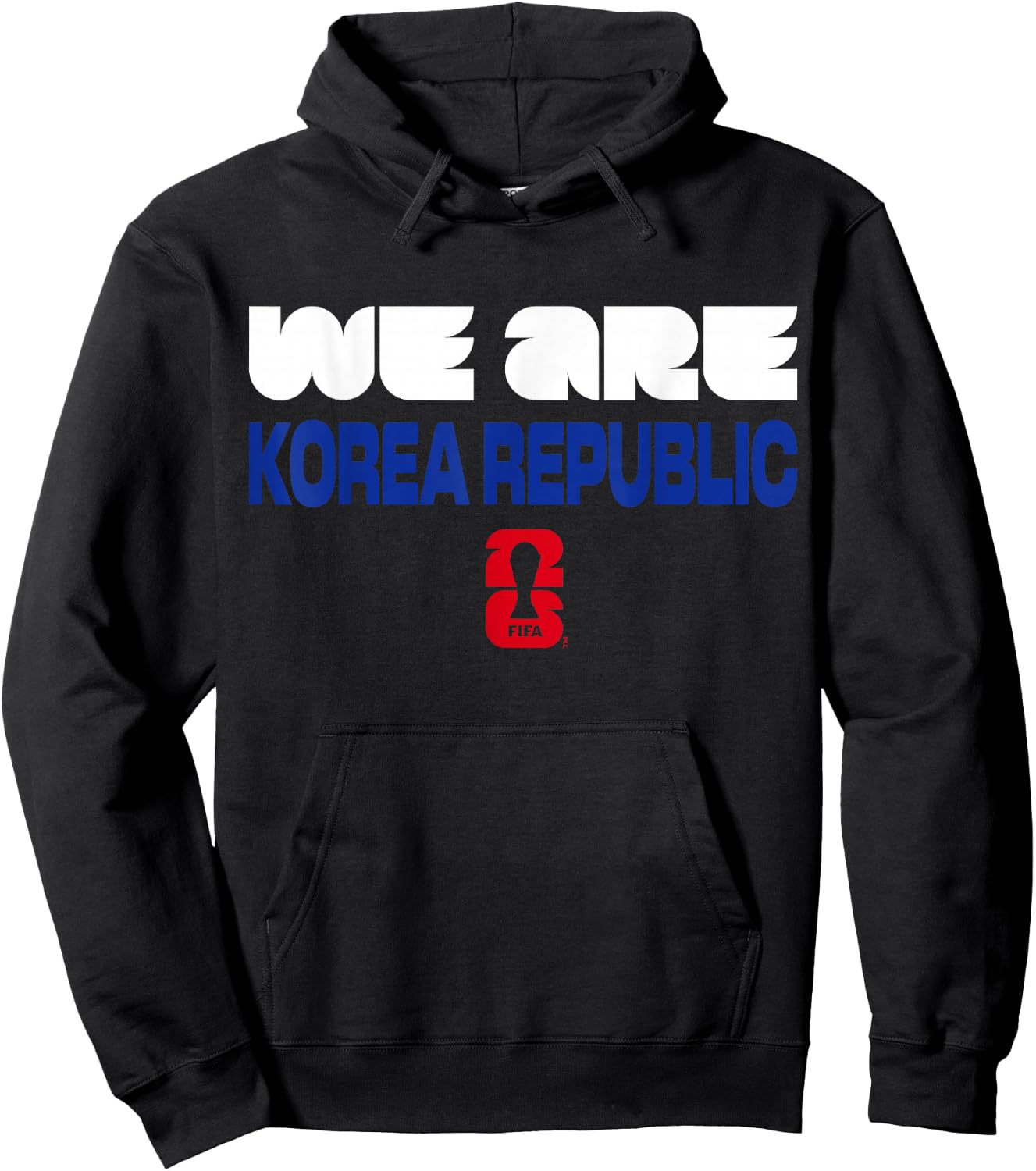 FIFA World CUP26 Qualifier We are Korea Hoodie - Hoodie | Black