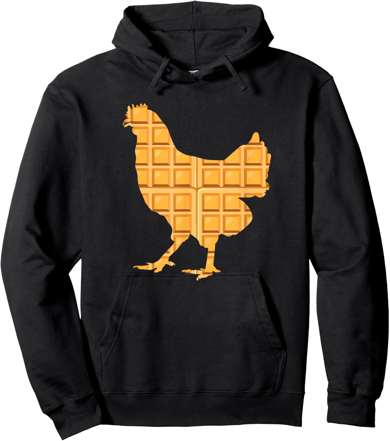 Chicken Waffles for Chicken & Waffle Lover Hoodie - Hoodie | Black