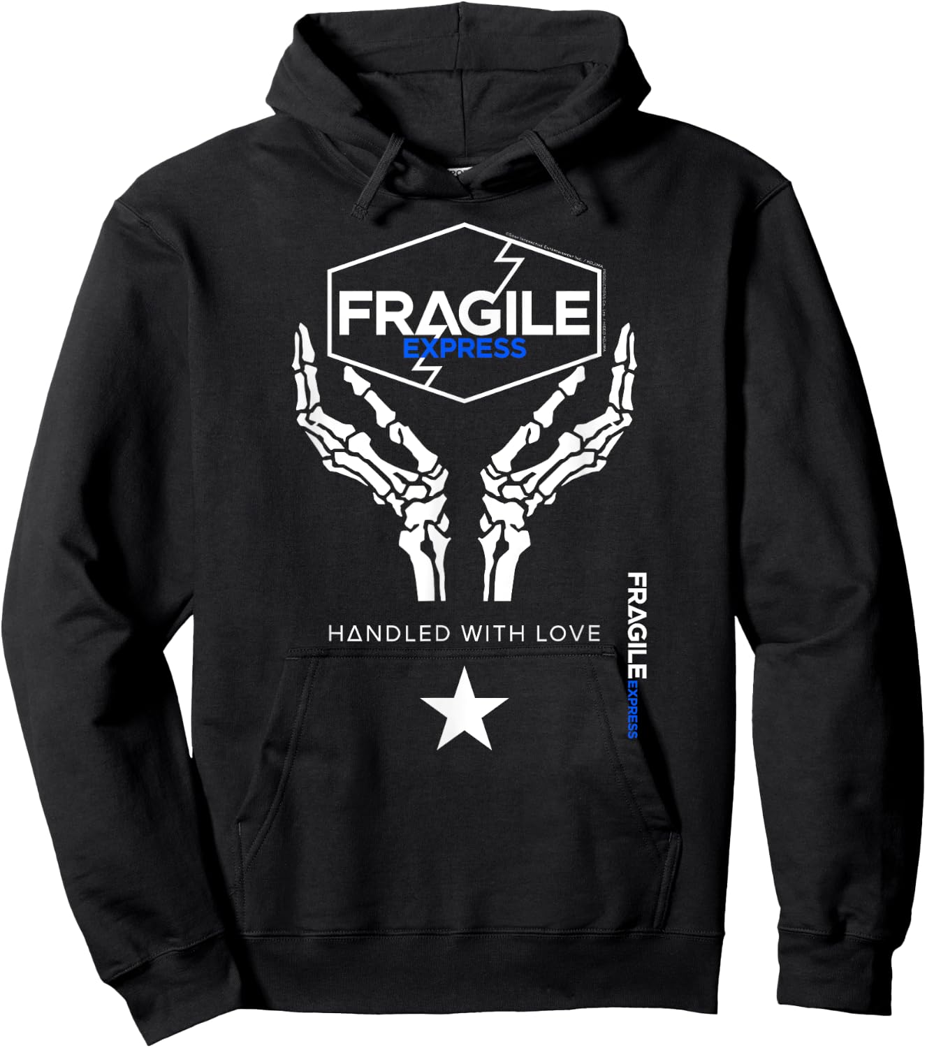 Death Stranding Fragile ExpressVideo Gaming Merch Hoodie - Hoodie | Black