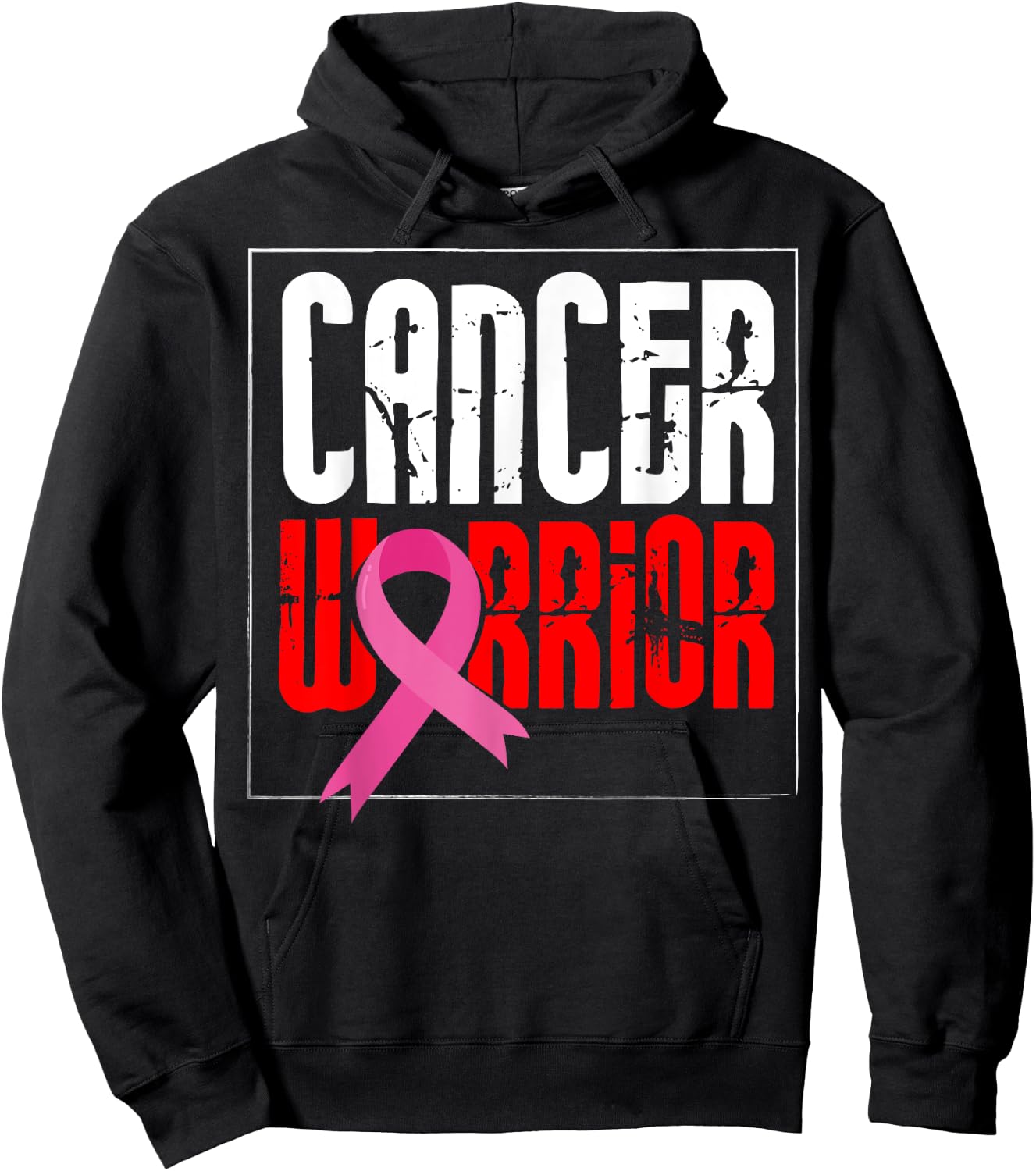 Cancer Awareness Care - Cancer Warrior Hoodie - Hoodie | Black