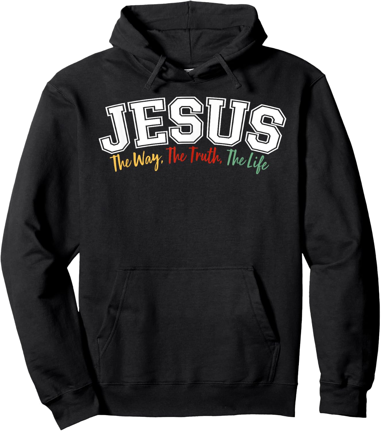 JESUS - The Way, The Truth, The Life Hoodie - Hoodie | Black