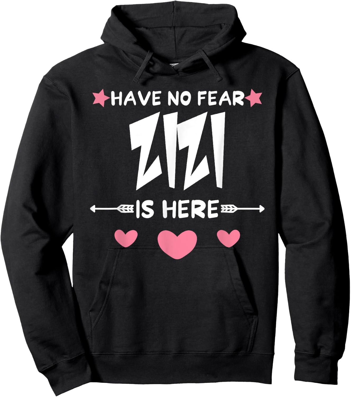 Have No Fear ZIZI Is Here Matching Family Party Hoodie - Hoodie | Black