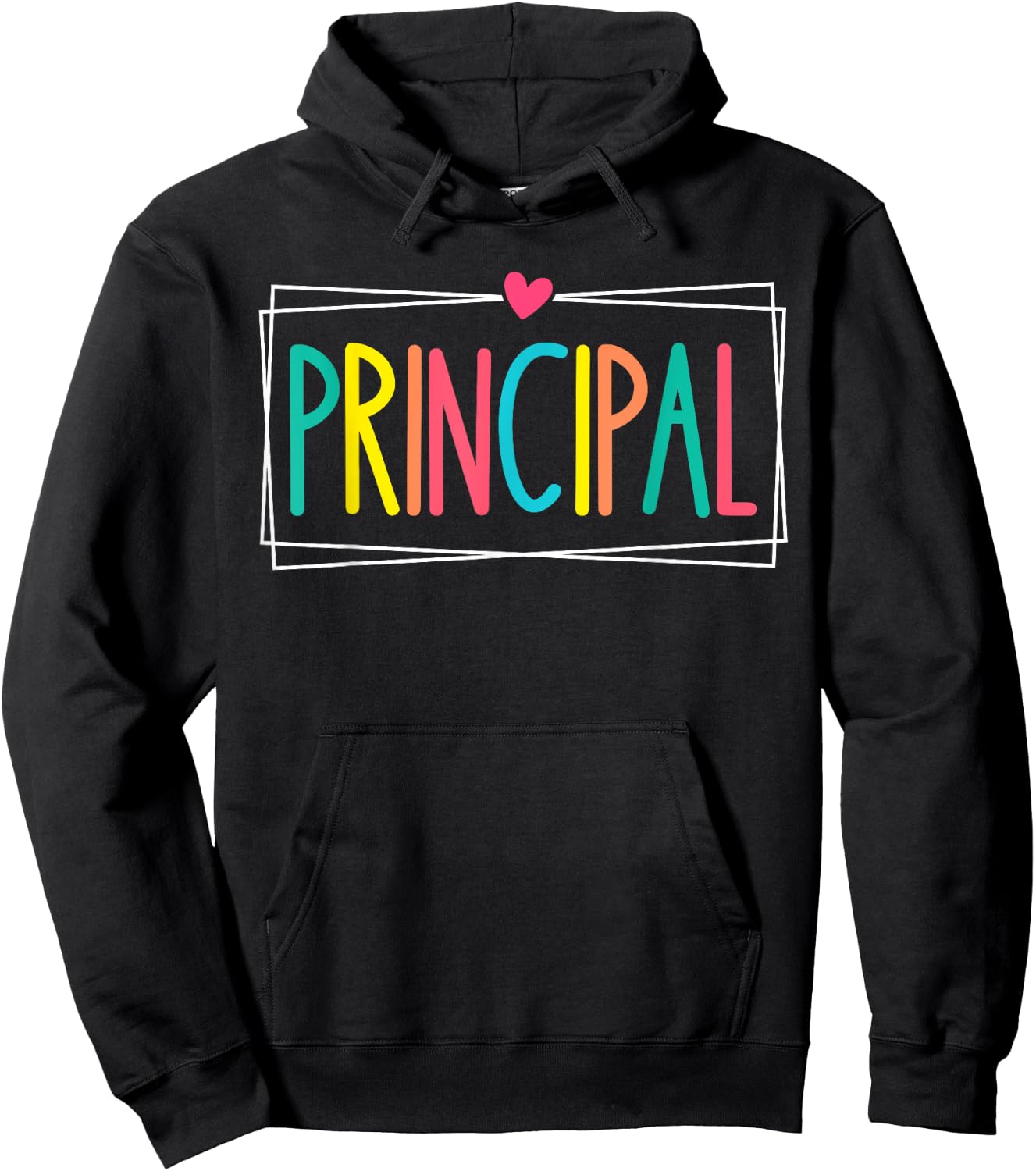 Principal This Principal Loves Her School Women Back To Hoodie - Hoodie | Black