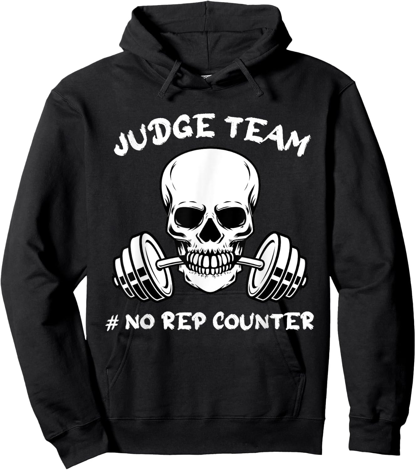 Judge Team No Rep Counter Games Wod Workout Hoodie - Hoodie | Black