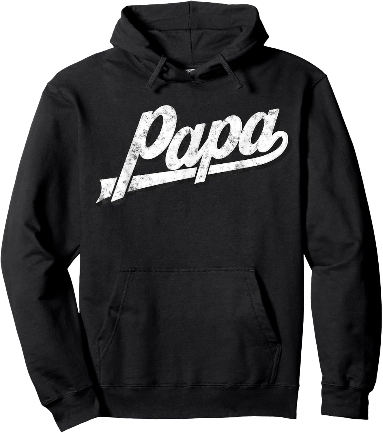Papa Retro Style Funny Father’s Day Gifts For Dad Grandpa Hoodie - Hoodie | Black