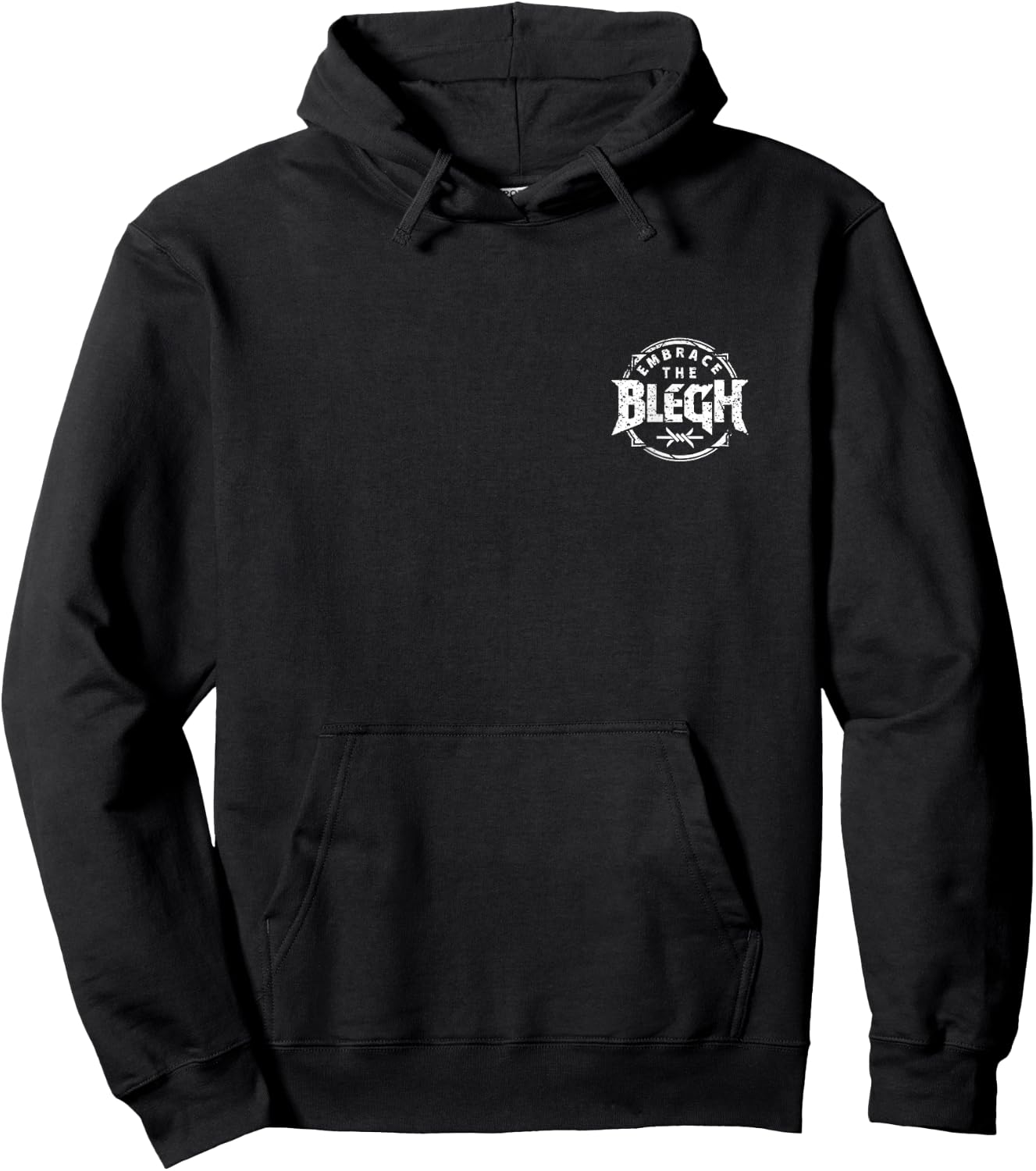 Deathcore (Front/Backprint) Metalcore Cute Blegh Hoodie - Hoodie | Black