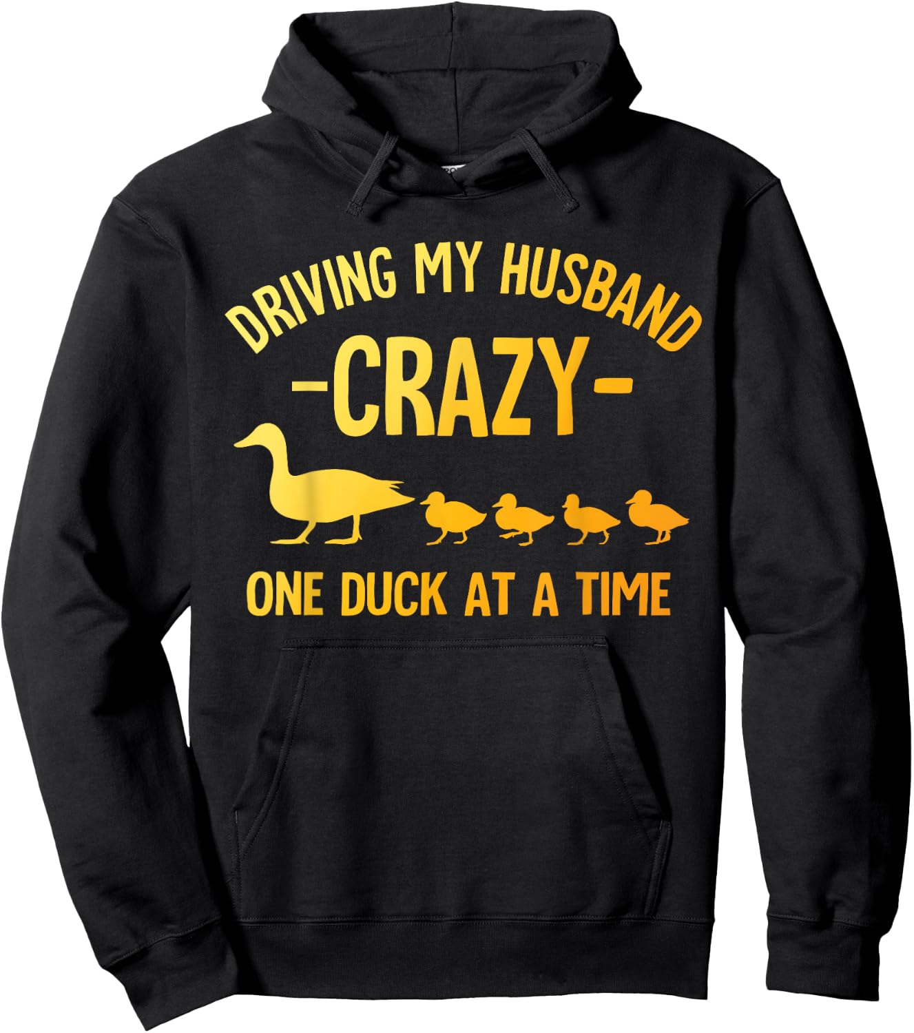 Funny Duck Mama Art For Wife Women Duck Themed Duck Lover Hoodie - Hoodie | Black