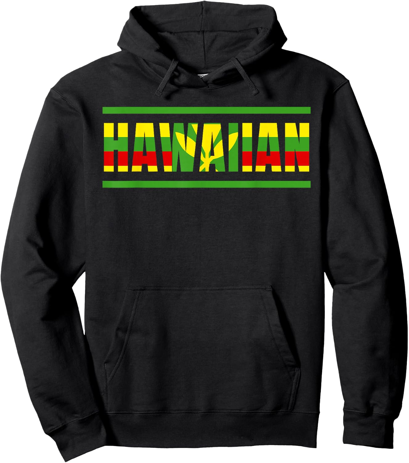 Kanaka Maoli Native Hawaiian Islands Hawaii Flag Hoodie - Hoodie | Black