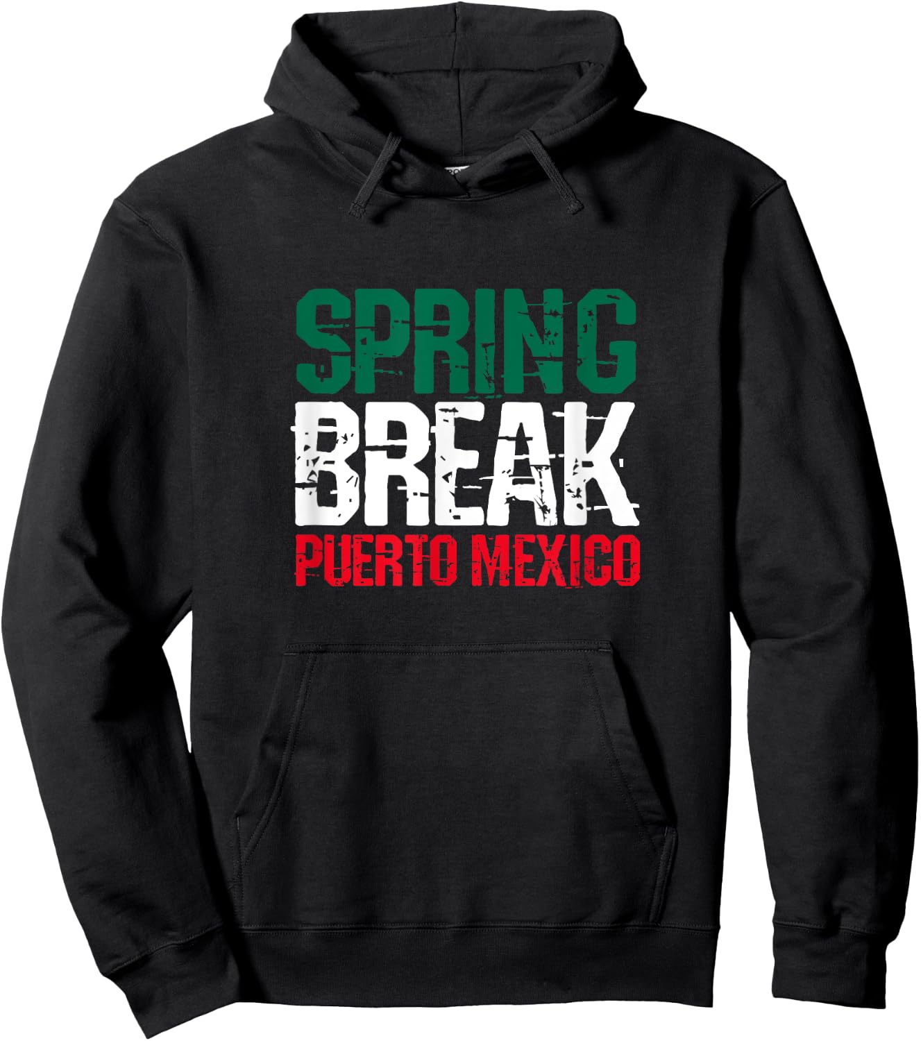 Spring Break Puerto Mexico School Summer Vacation Hoodie - Hoodie | Black