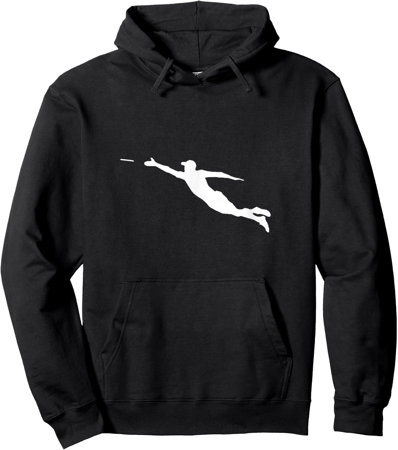 Ultimate Frisbee Friends Adult X-Small Black Graphic Hoodie - Hoodie | Black