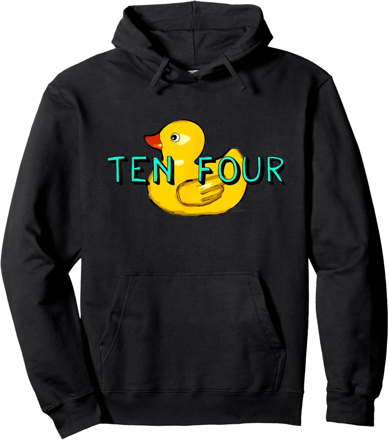 Big Ten Four Rubber Duck Convoy Trucker Hoodie - Hoodie | Black