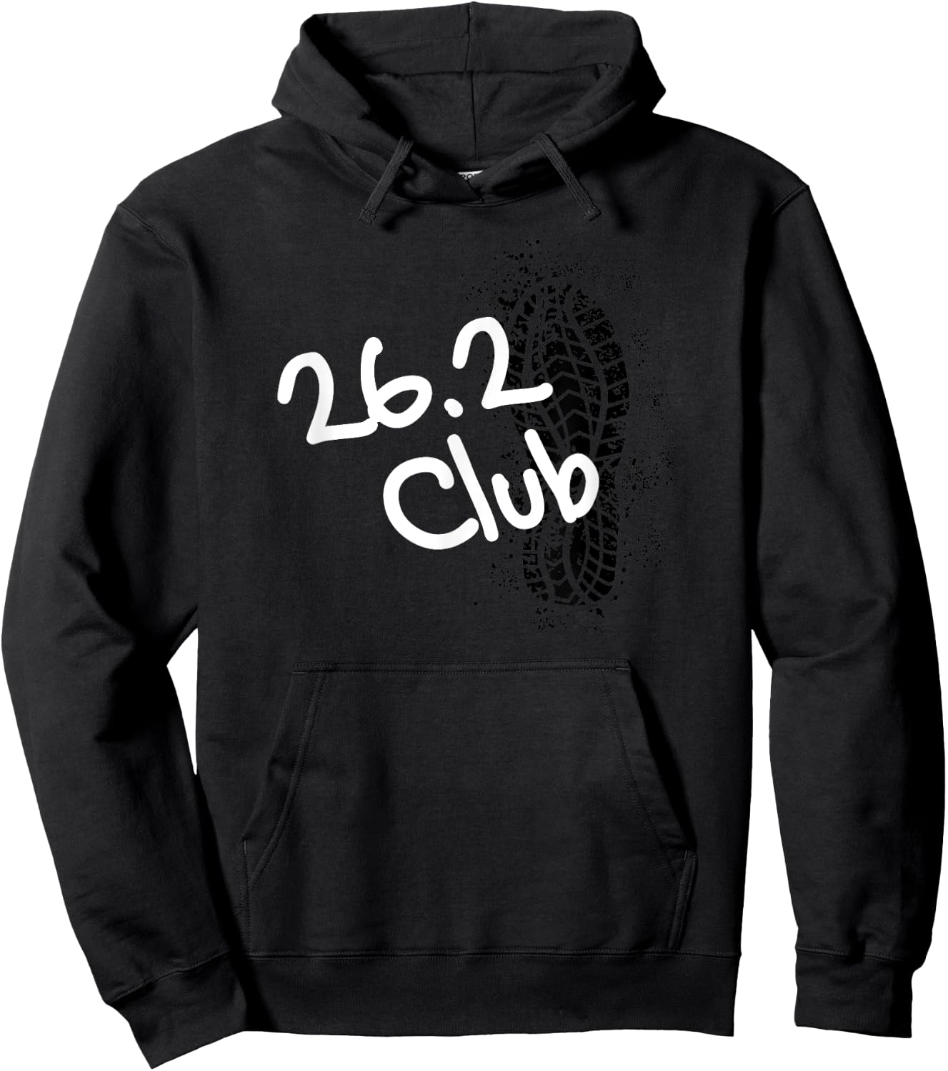 26.2 club Marathon finisher running and jogging Hoodie - Hoodie | Black
