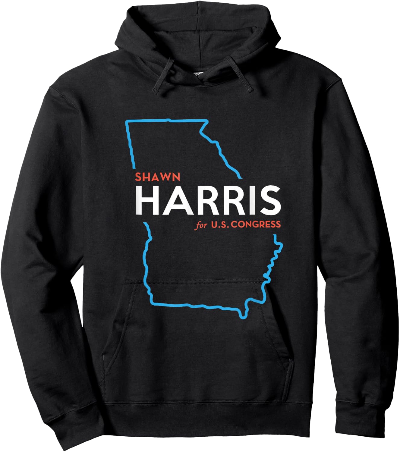 Shawn Harris 2024 for Congress Georgia GA-14 Hoodie - Hoodie | Black