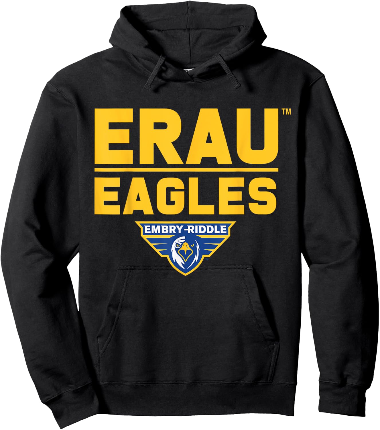 Embry Riddle Eagles | Official NCAA Merch | NCAFEMB05 Hoodie - Hoodie | Black