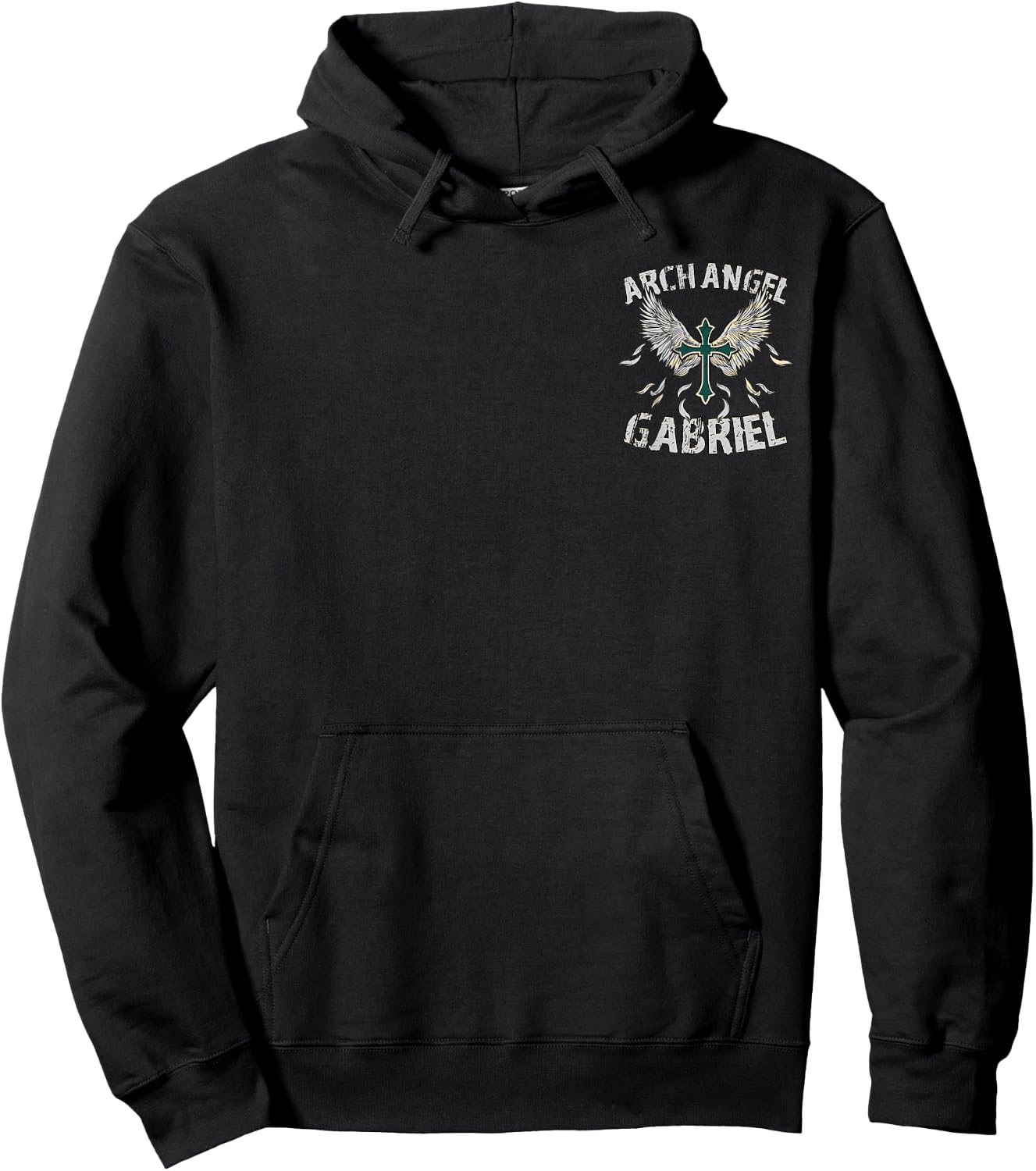 Archangel Gabriel Christian Faith Religious Protector Hoodie - Hoodie | Black