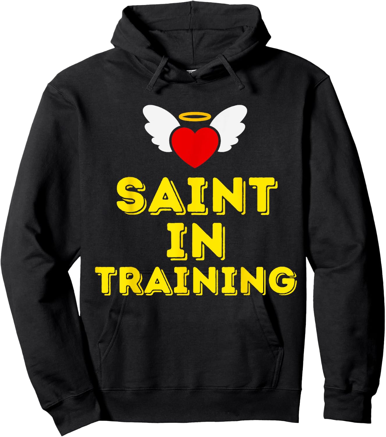 Saint in Training, Christian, Catholic, Orthodox, Anglican Hoodie - Hoodie | Black