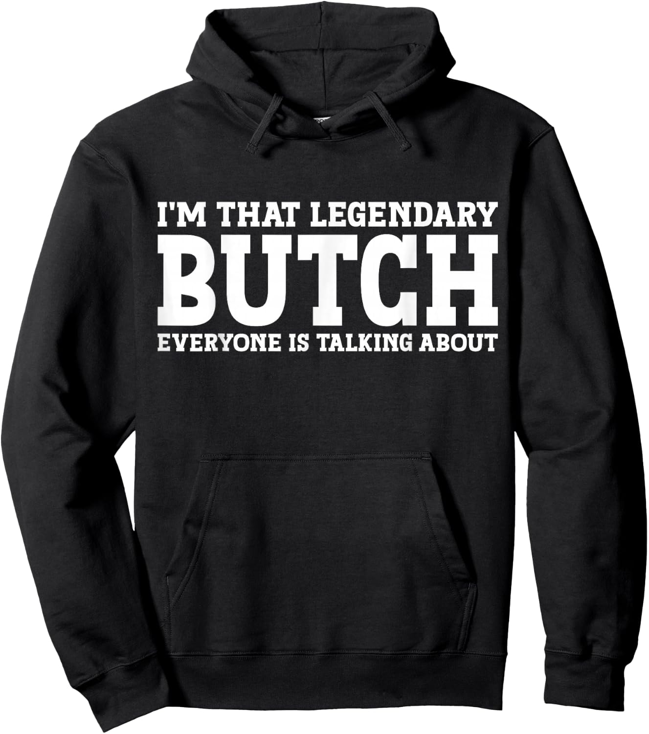 Butch Gifts Butch Personal Name First Name Funny Butch Hoodie - Hoodie | Black
