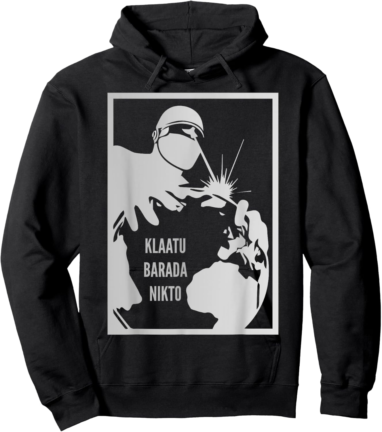 Klaatu Barada Nikto Gort Robot SiFi Hoodie - Hoodie | Black
