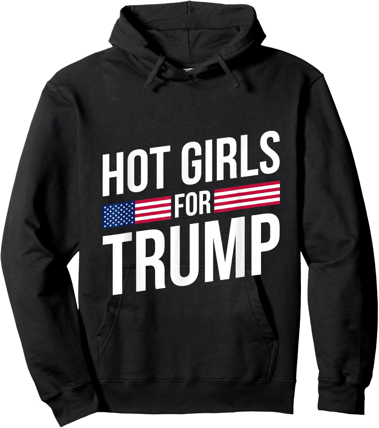 Hot Girls for Trump 2024 President Donald Trump 47 Vote Hoodie - Hoodie | Black