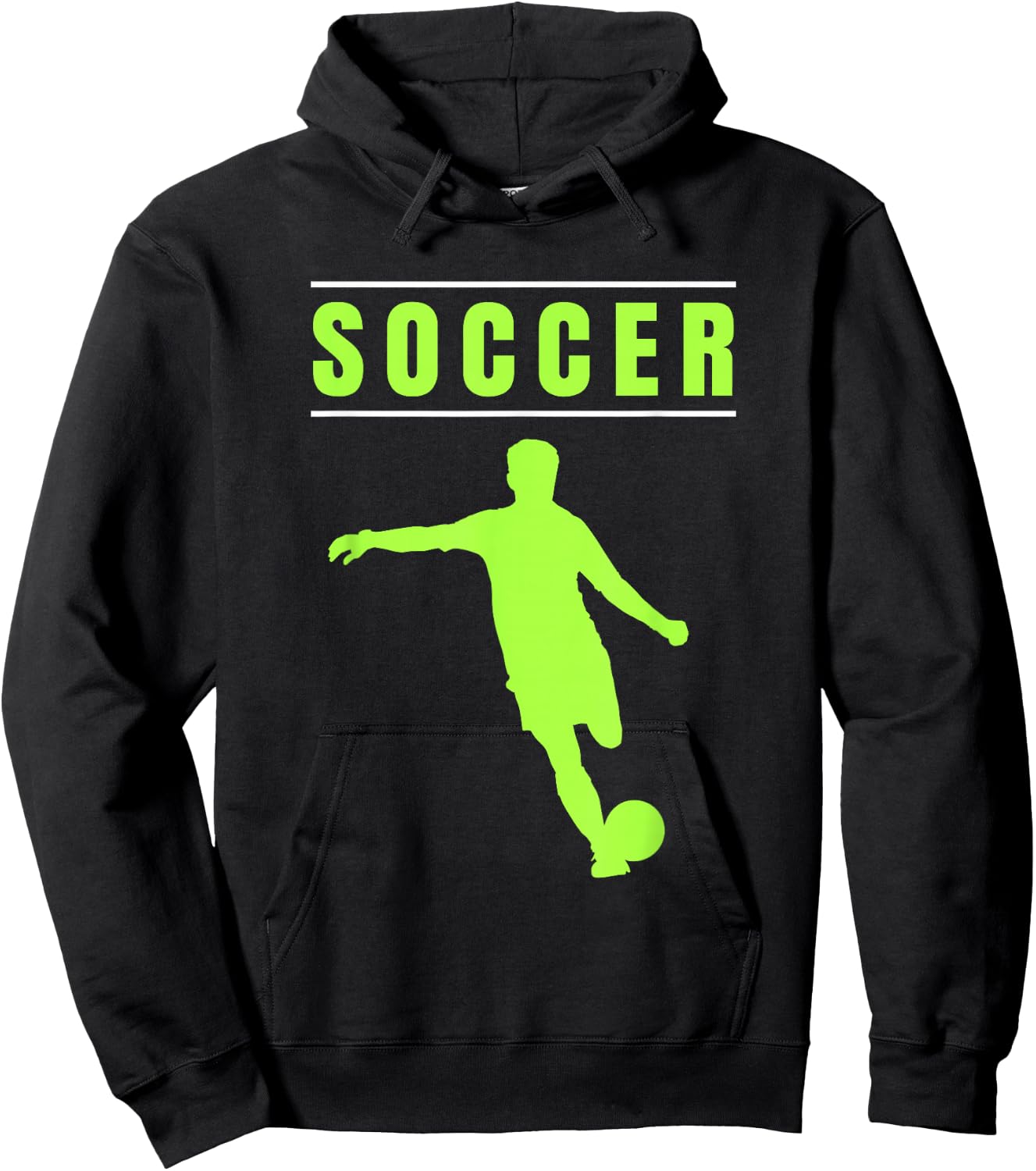 Soccer Shirt for Boys Soccer Fans Soccer Players Soccer Hoodie - Hoodie | Black