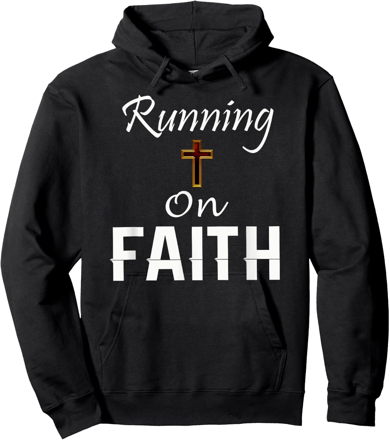 Running on Faith Runner Hoodie - Hoodie | Black