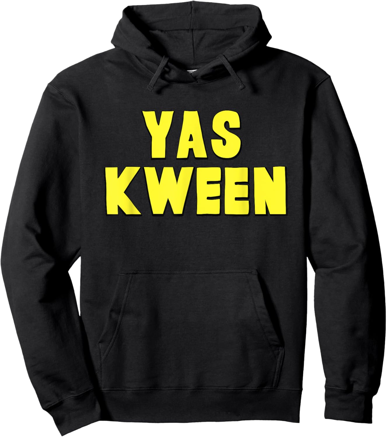 Yas Kween City Shirt Yaass Queen Hoodie - Hoodie | Black