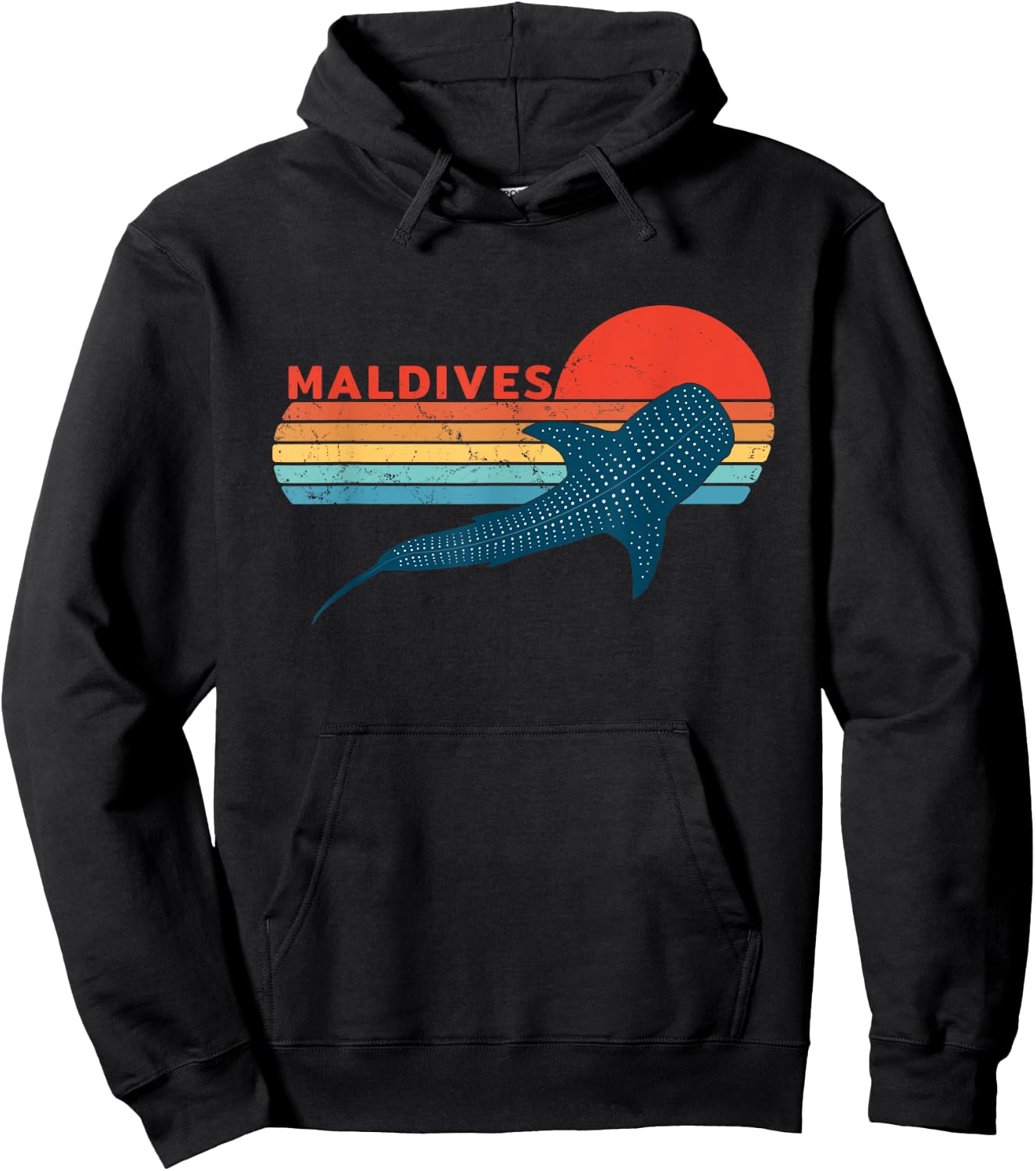 Whale Shark Maldives Diving Hoodie - Hoodie | Black
