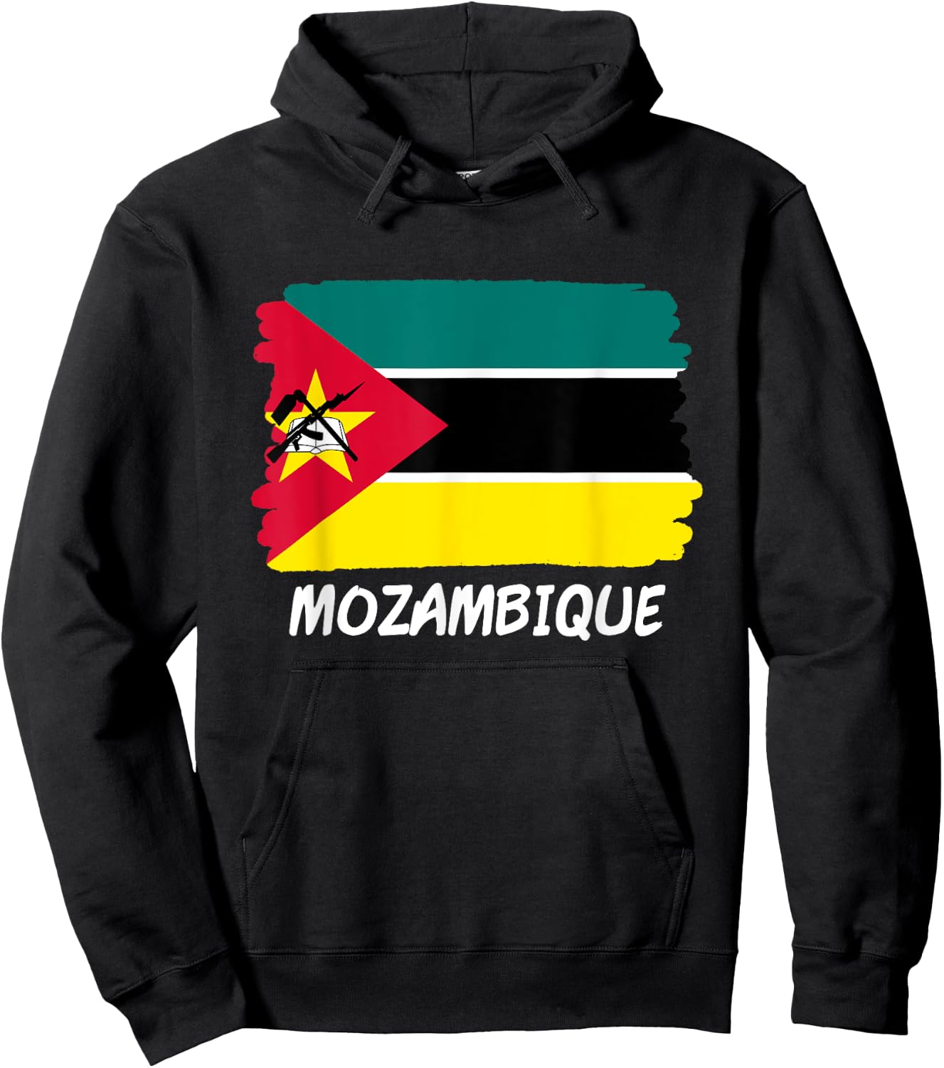 Mozambique Flag Hoodie - Hoodie | Black