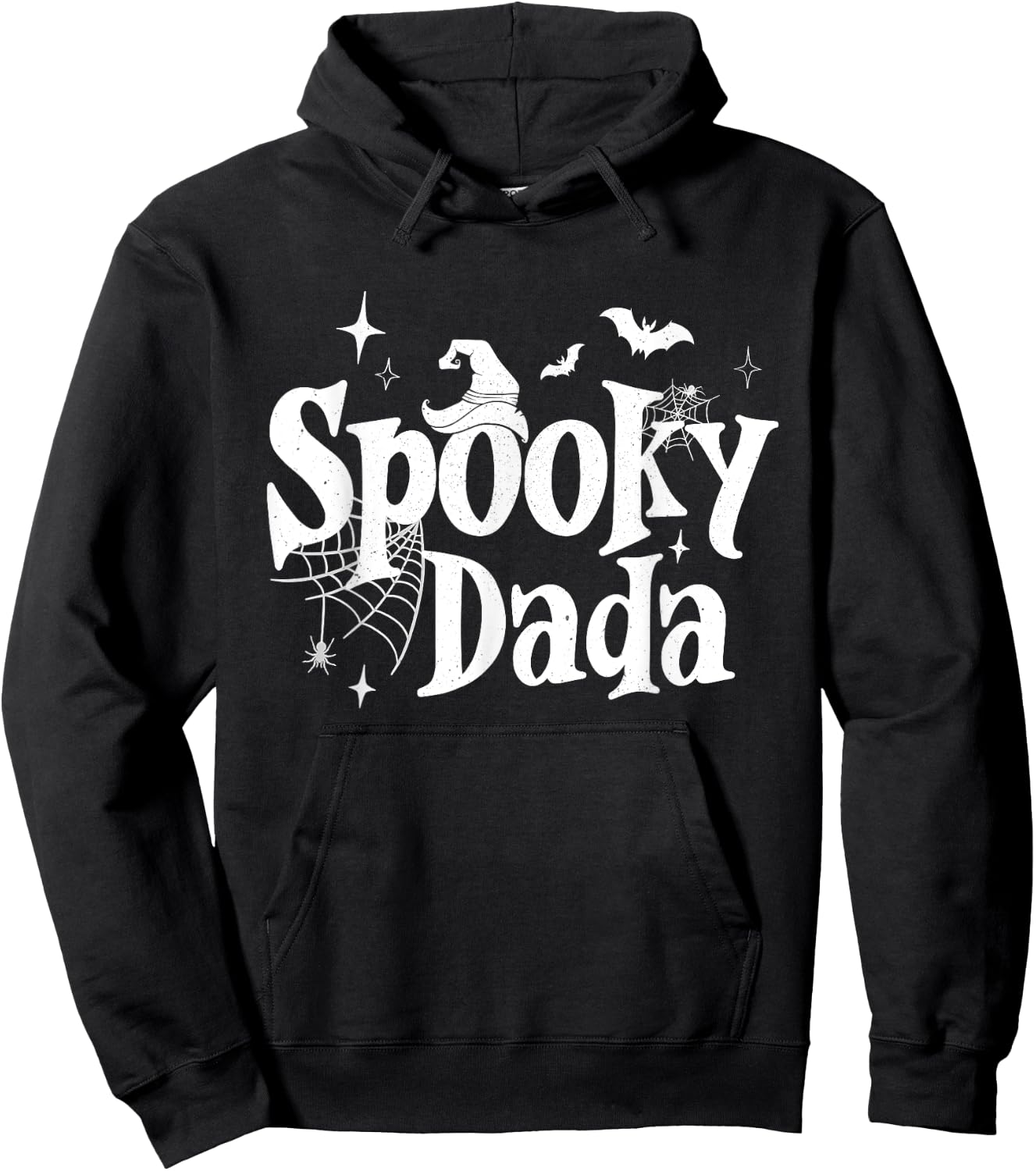 Spooky Dada Witch Funny Halloween Costume Dad Grandpa Men Hoodie - Hoodie | Black