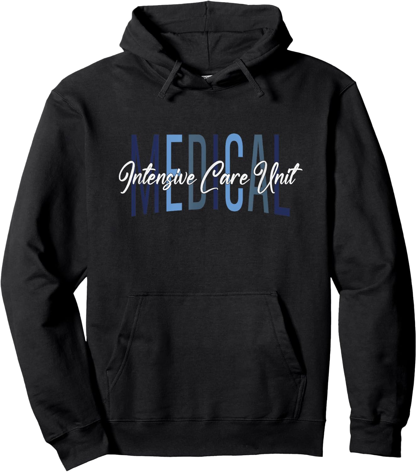 MICU Nurse Medical Intensive Care Unit Nurse Appreciation Hoodie - Hoodie | Black