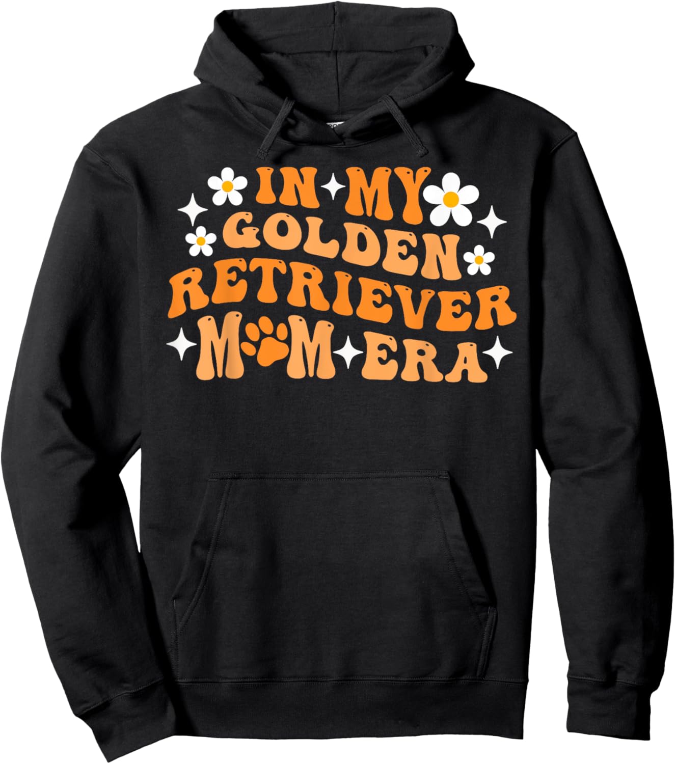 In My Golden Retriever Mom Era for Dog Mom Men Women Girls Kids Hoodie - Hoodie | Black